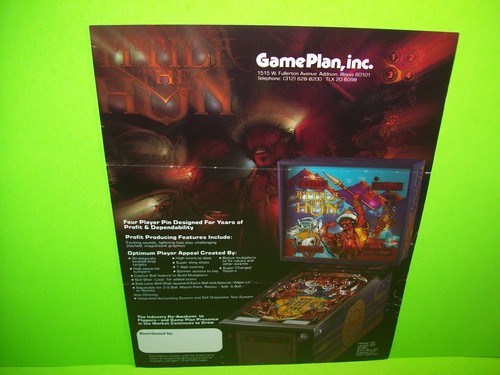 Game plan attila - plan, hun